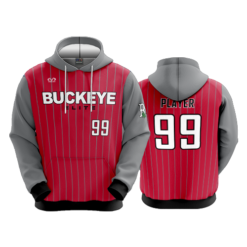 UNISEX FLEECE HOODY BUCKEYE-ELITE-FP-PIN-1