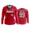 WOMENS V-NECK LONGSLEEVE CAP-CITY-FORCE-1