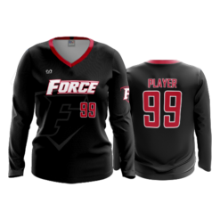 WOMENS V-NECK LONGSLEEVE CAP-CITY-FORCE-2