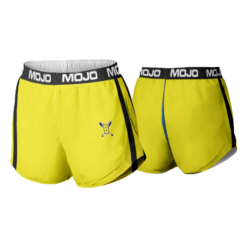 WOMENS MICRO FIBER RUN SHORT COEUR-D-ALENE-BANANAS-1