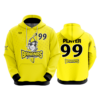UNISEX FLEECE HOODY COEUR-D-ALENE-BANANAS-1