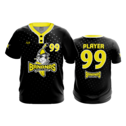 MENS 2-BUTTON SCOOP NECK LYCRA MESH COEUR-D-ALENE-BANANAS-2