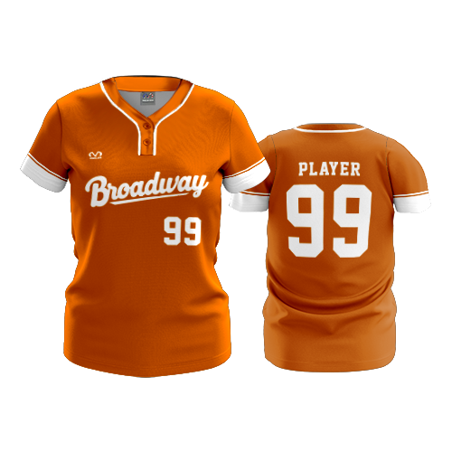 WOMENS 2-BUTTON SCOOP NECK LYCRA MESH BROADWAY-BULLETS-1