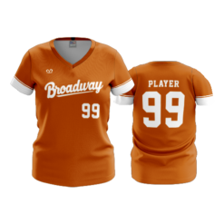 WOMENS V-NECK BROADWAY-BULLETS-1