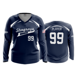 WOMENS V-NECK LONGSLEEVE OHIO-STINGRAYS-1