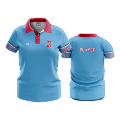 WOMENS 4 WAY POLO RIDGEDALE-ROCKETS-1