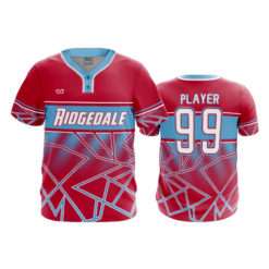 MENS 2-BUTTON SCOOP NECK LYCRA MESH RIDGEDALE-ROCKETS-2