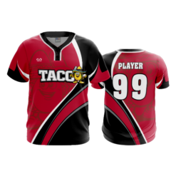 MENS 2-BUTTON SCOOP NECK LYCRA MESH TACO-1