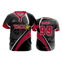 MENS 2-BUTTON SCOOP NECK LYCRA MESH TACO-2