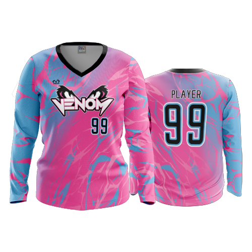 WOMENS V-NECK LONGSLEEVE SOUTHWEST-OHIO-VENOM-1