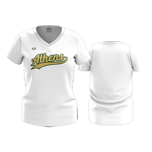 WOMENS SPIRIT V-NECK ATHENS-BULLDOGS-1