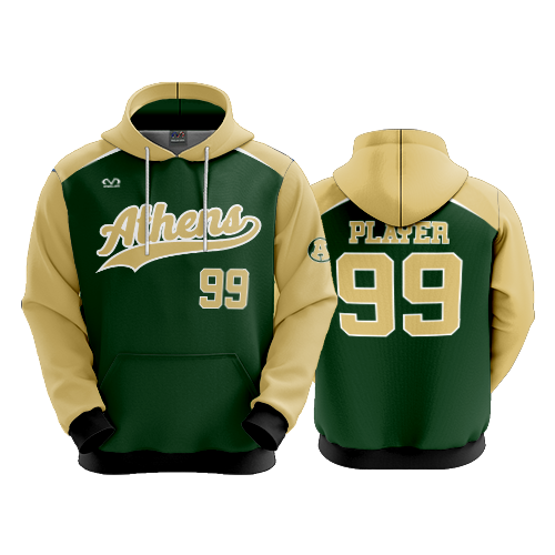 UNISEX FLEECE HOODY ATHENS-BULLDOGS-1