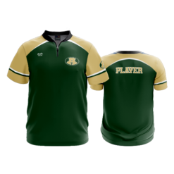 UNISEX 1/4 ZIP MICRO FIBER SHORT SLEEVE ATHENS-BULLDOGS-1