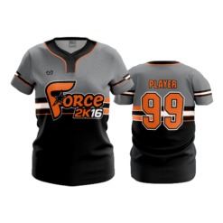 WOMENS NO BUTTON SCOOP NECK FORCE-2K16-2