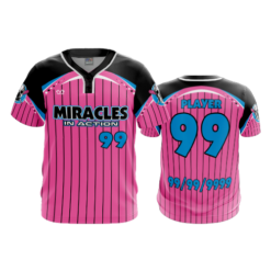 MENS 2-BUTTON SCOOP NECK LYCRA MESH MIA-2