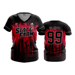 WOMENS V-NECK STATE-FARM-1