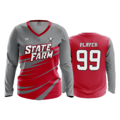 WOMENS V-NECK LONGSLEEVE STATE-FARM-2