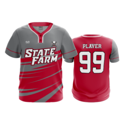 MENS 2-BUTTON SCOOP NECK LYCRA MESH STATE-FARM-2