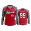 WOMENS V-NECK LONGSLEEVE MINFORD-SOFTBALL-1
