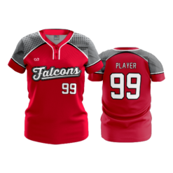 WOMENS 2-BUTTON SCOOP NECK LYCRA MESH MINFORD-SOFTBALL-1