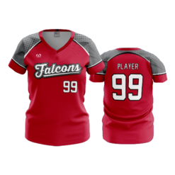 WOMENS V-NECK MINFORD-SOFTBALL-1