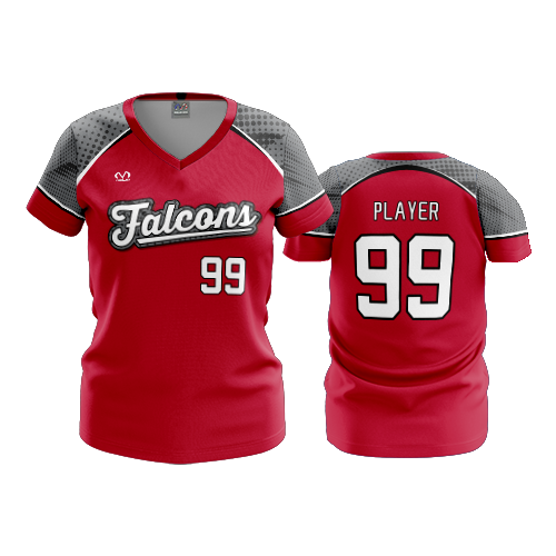 WOMENS V-NECK MINFORD-SOFTBALL-1