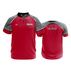 UNISEX 1/4 ZIP MICRO FIBER SHORT SLEEVE MINFORD-SOFTBALL-1