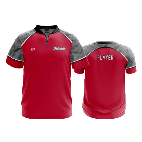 UNISEX 1/4 ZIP MICRO FIBER SHORT SLEEVE MINFORD-SOFTBALL-1