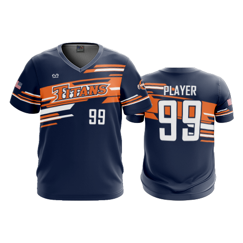 MENS SPORT V-NECK TITANS-1