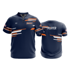 UNISEX 1/4 ZIP MICRO FIBER SHORT SLEEVE TITANS-1