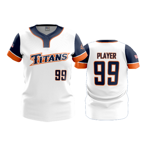 WOMENS NO BUTTON SCOOP NECK TITANS-2