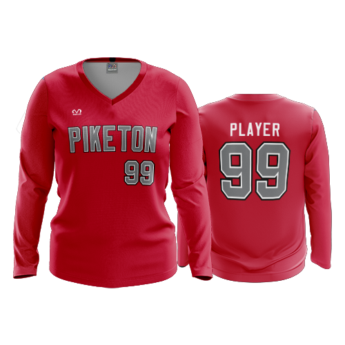 WOMENS V-NECK LONGSLEEVE PIKETON-HS-1