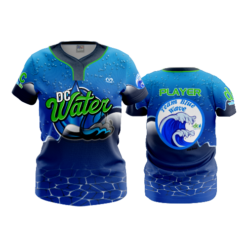 WOMENS NO BUTTON SCOOP NECK DC-WATER-TEAM-BLUE-WAVE-1