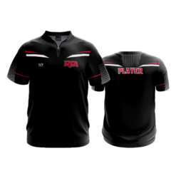 UNISEX 1/4 ZIP MICRO FIBER SHORT SLEEVE RFA-BASKETBALL