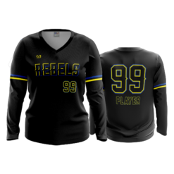 WOMENS V-NECK LONGSLEEVE WELLSTON-REBELS-1