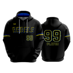 UNISEX FLEECE HOODY WELLSTON-REBELS-1