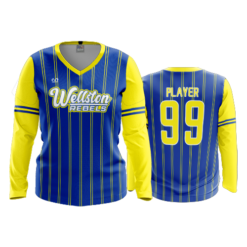 WOMENS V-NECK LONGSLEEVE WELLSTON-REBELS-2