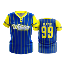 WOMENS 2-BUTTON SCOOP NECK LYCRA MESH WELLSTON-REBELS-2