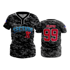 WOMENS 2-BUTTON SCOOP NECK LYCRA MESH SECTION-8-2