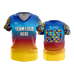 WOMENS V-NECK AUTISM-2