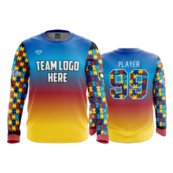 MENS SPORT CREW NECK LONGSLEEVE AUTISM-2