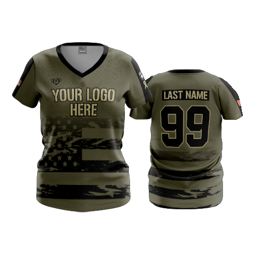 WOMENS V-NECK TROOPS-1