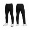 UNISEX TAPER LEG STRETCH PANT JET BLACK