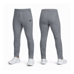 UNISEX TAPER LEG STRETCH PANT STONE GRAY