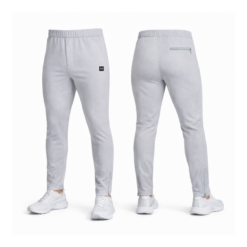 UNISEX TAPER LEG STRETCH PANT LIGHT GRAY