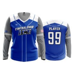 WOMENS V-NECK LONGSLEEVE CENTRAL-OHIO-ICE-FIXES