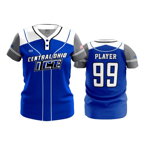 WOMENS 2-BUTTON SCOOP NECK LYCRA MESH CENTRAL-OHIO-ICE-FIXES