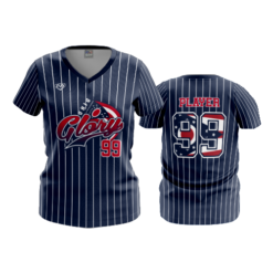 WOMENS V-NECK OHIO-GLORY-WHITE-PIN