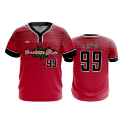 MENS 2-BUTTON SCOOP NECK LYCRA MESH BUCKEYE-ELITE-1