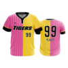 MENS 2-BUTTON SCOOP NECK LYCRA MESH CENTRAL-OHIO-TIGERS-3